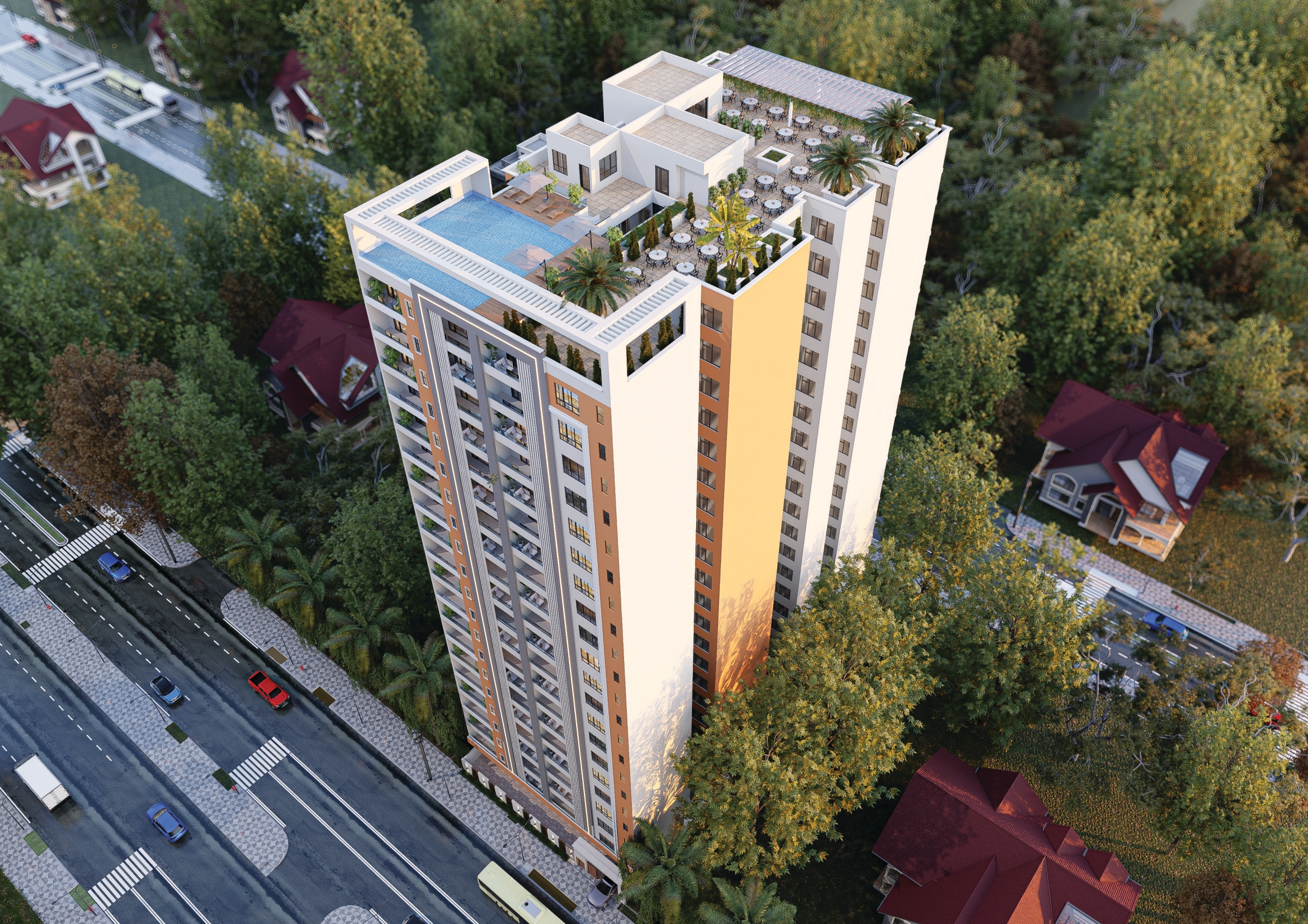 RayView 6th Avenue aerial view — Parklands, Nairobi